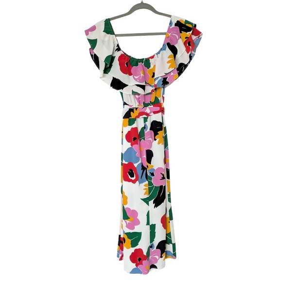NWT Show Me Your Mumu Rosie Midi Dress Becky Blooms Print One Shoulder Sz Small - Picture 5 of 8